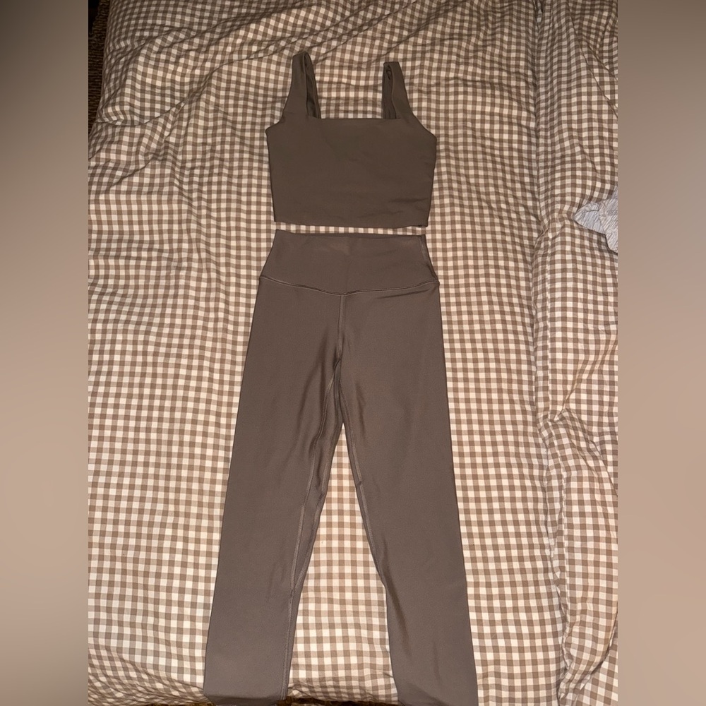 Gray Two-Piece Activewear Set - image 2